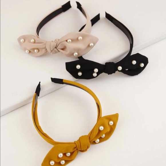 Faux Pearl Knot Headband (1 pc.) - Picture 3 of 5